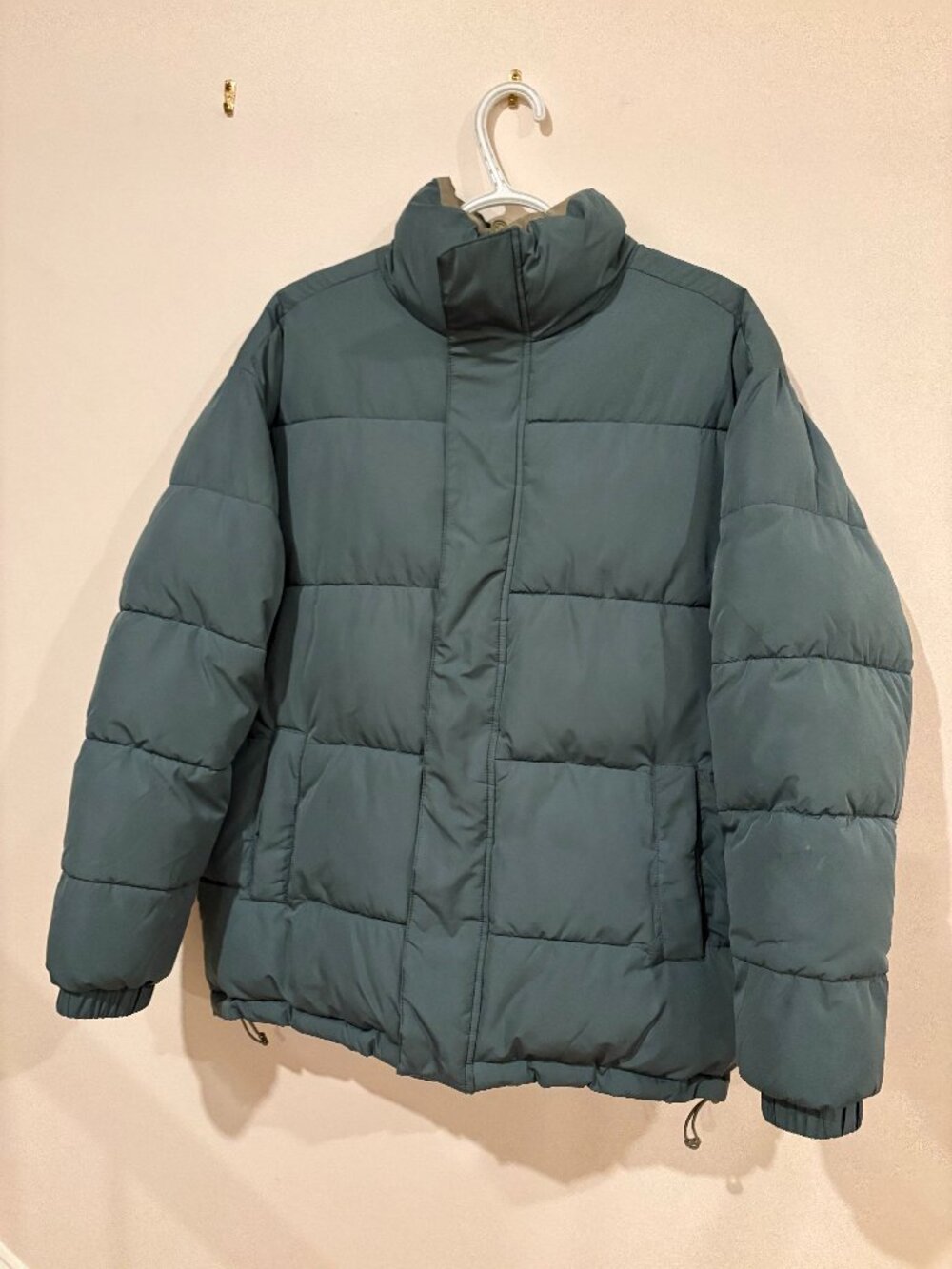 Mazine German Sage Green puffer jacket